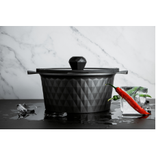 PEPPER Кастрюля Black ice (greblon C2) 2.5 л