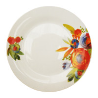 Тарелка десерная Vittora VT-P-3180A Акварельный букет 180 мм