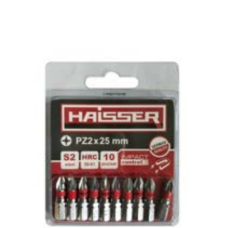 Набор бит Haisser PZ1X25 мм 10шт Набор бит Haisser PZ1X25 мм 10шт