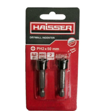 Набор бит по гипсокартону Haisser PH2X50 мм 2шт Набор бит по гипсокартону Haisser PH2X50 мм 2шт