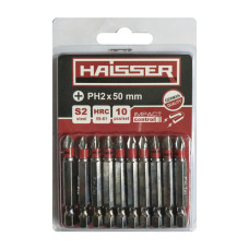 Набор бит Haisser PZ2X50 мм (10шт) Набор бит Haisser PZ2X50 мм (10шт)