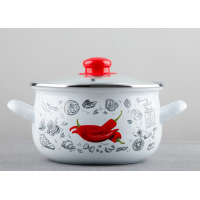 Gusto GT-T-116-WR Кастрюля Перчинка белая 16 см 2.1 л