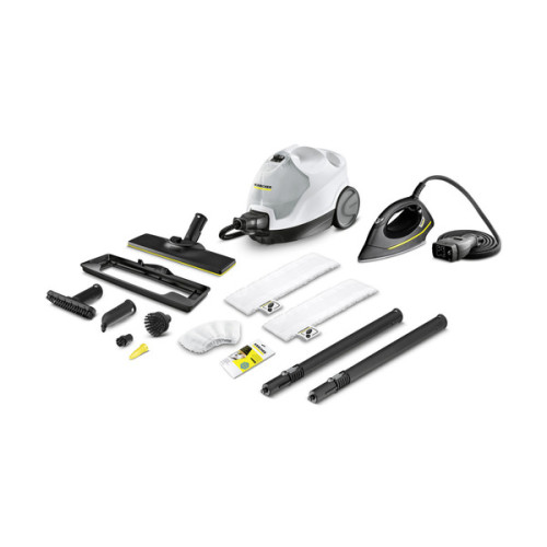Пароочиститель SC 4 EasyFix Premium(бел)+Iron Kit(черный утюг) Karcher купить по оптовой цене с доставкой в магазине Ellada.com.ua