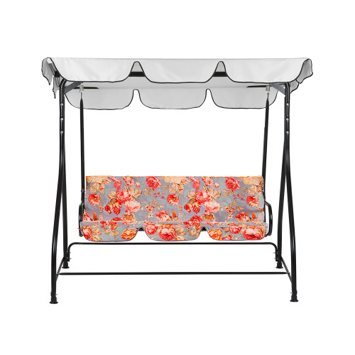 Качели "Вероника" (Цветы на сером фоне)