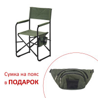 Стул "Режиссер без полки" d20 мм зеленый меланж