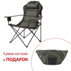 Кресло "Мастер карп" d16 мм Зеленый Меланж (Кол-во ограничено)