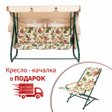 Качели "Вилла" (Бязь, Полевые цветы)