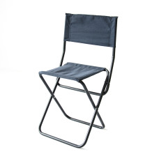 Стул "Рыбак Эконом со спинкой" d16 мм (синий)