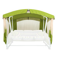 Тент с москитной сеткой на качель "Алиса" Тент с москитной сеткой на качель "Алиса"