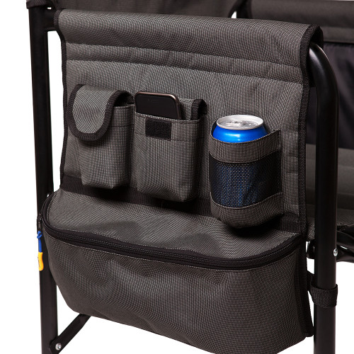 Стул "Режиссёр с полкой" d25 мм (серый меланж) Стул "Режиссёр с полкой" d25 мм (серый меланж)