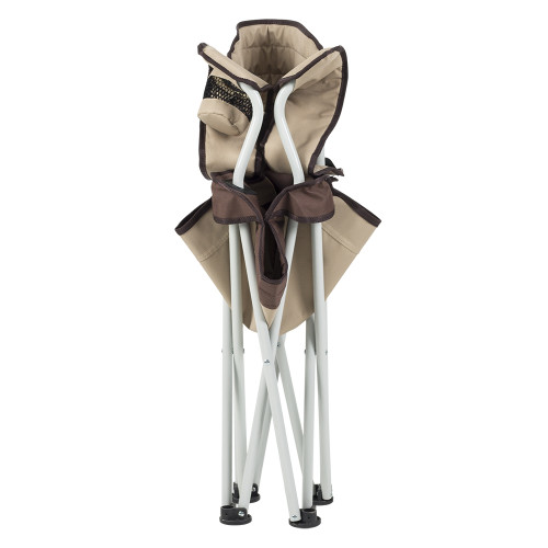 Кресло Алюм "Берег" d19 мм Коричневый-беж