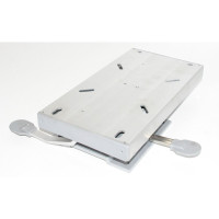 Поворотная пластина с фиксатором и слайдером 383120L алюминий