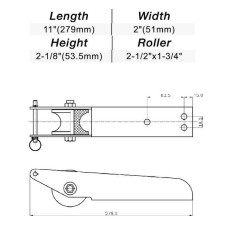 Роульс 279 x 52mm HF10-015S Роульс 279 x 52mm HF10-015S