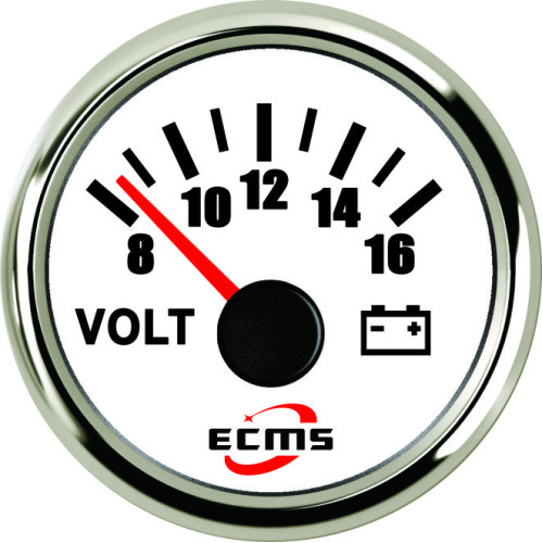 Вольтметр ECMS PMV2-WS-8-16 (белый)