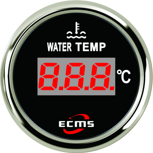 Цифровой датчик температуры воды ECMS (черный) купить по оптовой цене с доставкой в магазине Ellada.com.ua