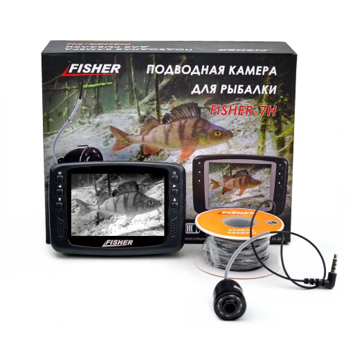 Подводная камера Fisher CR110-7H camera с отключение LED купить по оптовой цене с доставкой в магазине Ellada.com.ua