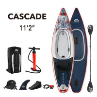 BT-21CAP Доска-каяк CASCADE — iSUP & Kayak Hybrid 3.4m/20cm with 2-IN-1 Paddle,