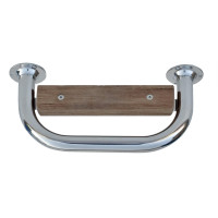 Ступенька дерево/нержавейка HF04-063SA 270X130MM