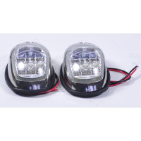 Пара LED навигационных огней, нержавейка, C91006S-1