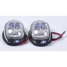 Пара LED навигационных огней, нержавейка, C91006S-1