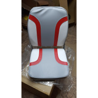 Сиденье высокое светлосерое/красное-белое 1001003