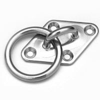 Пластина ромб с кольцом 5мм 3300485 Пластина ромб с кольцом 5мм 3300485