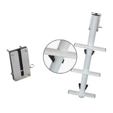 Лестница дайвера аоюминий белая 4 ступени HF01-147AL