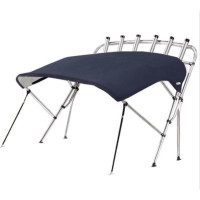 OS Тент WHITEWATER PRO BIMINI TOP 3 изгиба 1.5-1.7M С АРКОЙ ДЛЯ УДОЧЕК СИНИЙ