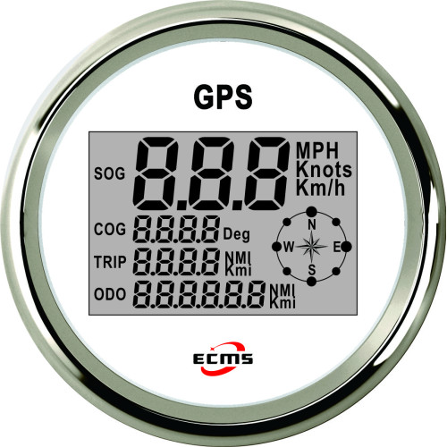 GPS спидометр мультиэкран ECMS (белый) 900-00031 купить по оптовой цене с доставкой в магазине Ellada.com.ua