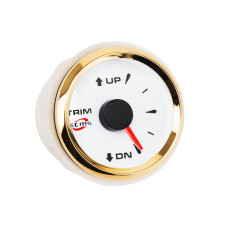 Датчик трима ECMS HMM2-WG-R, диаметр 52мм, рамка — золото, дисплей — белый