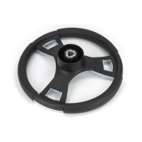 Рулевое колесо GM матовый серебряный