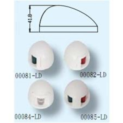 Навигационный огонь LED красный-зеленый 00085-LD купить по оптовой цене с доставкой в магазине Ellada.com.ua