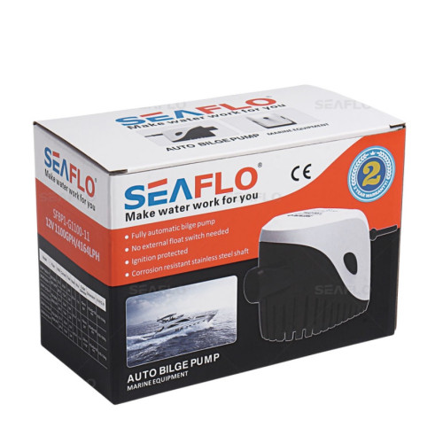 Помпа трюмная SEAFLO SFBP1-G1100-11 механический автомат 12V 5A