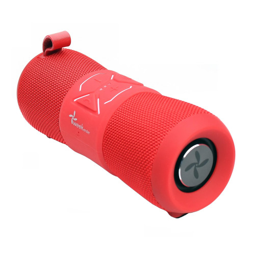 Влагозащищенный бумбокс Weekender F2 red купить по оптовой цене с доставкой в магазине Ellada.com.ua