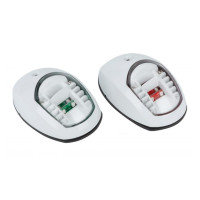 Пара навигационных огней C91106PW-1 LED белый корпус Пара навигационных огней C91106PW-1 LED белый корпус