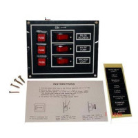 Панель на 3 переключателя Тайвань 10073-BK