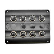 Панель на 4 переключателя автомат 82х107мм HF60-044PN