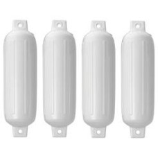 Кранец ребристый 4.5?x16?, 4 шт белый Канада 79-161-F