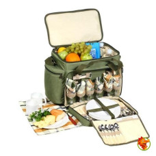 Сумка изотермич. и посуда на 6 человек HB6-520