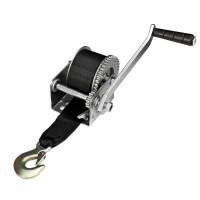Лебедка для прицепа с лентой и крюком 800lbs оцинкованная 702019