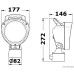 Прожектор светодиодный 7х3W,12/24V, шарнирное крепление 13.235.10 купить по оптовой цене с доставкой в магазине Ellada.com.ua
