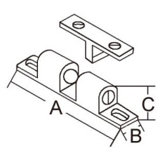 Фиксатор двери 51mm 9121518 Marinetown