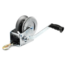 Лебедка усиленная 1400lbs 702064 с ремнем и крючком