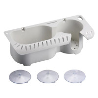 Ящик пластиковый на присосках с подстаканником C12240