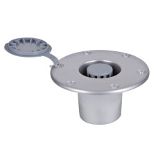 197291 Опорная пластина ножки стола алюминий встраиваемая .?150mm-?.9,5mm