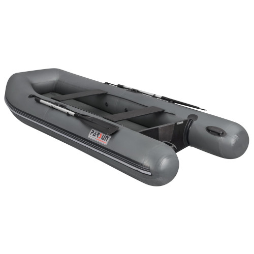 Лодка Parsun 340 серая со сплошным аэрдеком на днище купить по оптовой цене с доставкой в магазине Ellada.com.ua