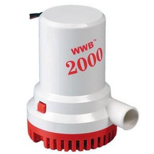 Помпа трюмная 2000GPH 12V WW-06208 купить по оптовой цене с доставкой в магазине Ellada.com.ua