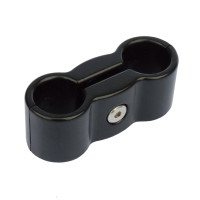 OS Двойная клипса для трубы тента НЕЙЛОН 25mm