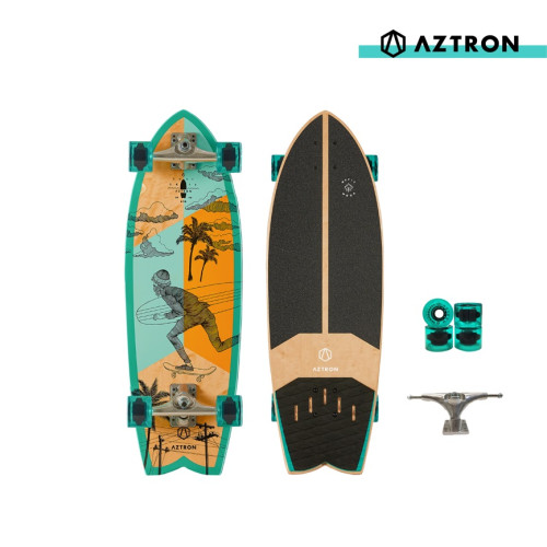 AZTRON Скейтбоард STREET 31 Surfskate Board AK-302 купить по оптовой цене с доставкой в магазине Ellada.com.ua