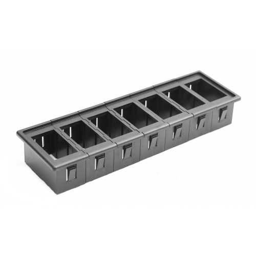 Установочная панель на 7 переключателя купить по оптовой цене с доставкой в магазине Ellada.com.ua